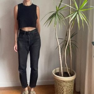 Vintage Levi's 501's, Black